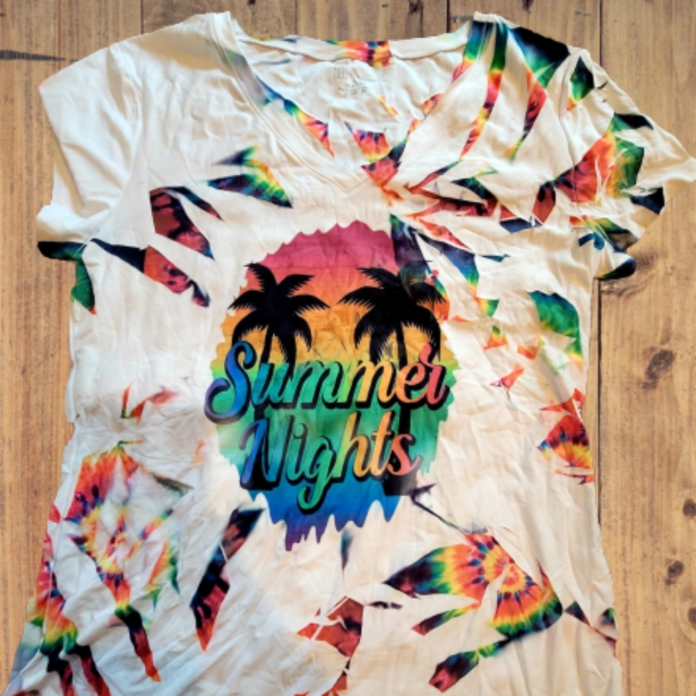 Summer Nights tie dye tee